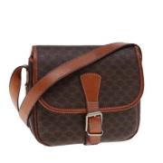 Pre-owned Canvas celine-bags Celine Vintage , Brown , Dames