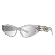 Kristal Grijs Gespiegelde Zonnebril Gv40078I Givenchy , Gray , Dames