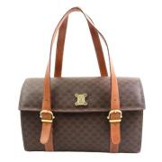 Pre-owned Canvas celine-bags Celine Vintage , Brown , Dames