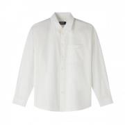 Oversized Klassiek Overhemd A.p.c. , White , Dames