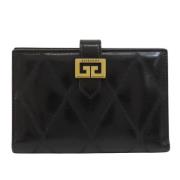 Pre-owned Leather wallets Givenchy Pre-owned , Black , Dames