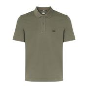 Klassieke Polo Shirt voor Mannen C.p. Company , Green , Heren