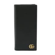 Pre-owned Leather wallets Gucci Vintage , Black , Dames