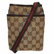 Pre-owned Canvas gucci-bags Gucci Vintage , Brown , Dames