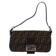 Pre-owned Canvas fendi-bags Fendi Vintage , Brown , Dames