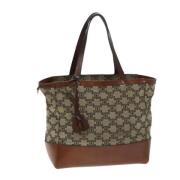 Pre-owned Canvas handbags Celine Vintage , Brown , Dames