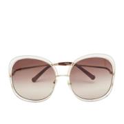 Pre-owned Acetate sunglasses Chloé Pre-owned , Brown , Dames