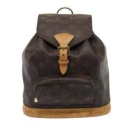 Pre-owned Canvas backpacks Louis Vuitton Vintage , Brown , Dames