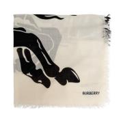 Wollen sjaal Burberry , White , Unisex