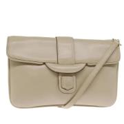 Pre-owned Leather celine-bags Celine Vintage , Beige , Dames