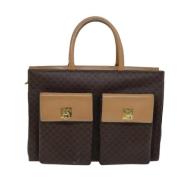 Pre-owned Canvas celine-bags Celine Vintage , Brown , Dames