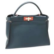 Pre-owned Leather fendi-bags Fendi Vintage , Blue , Dames