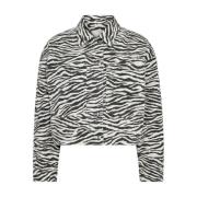 Zebra Crop Jacket Co'Couture , Multicolor , Dames