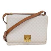 Pre-owned Canvas celine-bags Celine Vintage , White , Dames