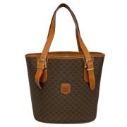 Pre-owned Canvas totes Celine Vintage , Brown , Dames