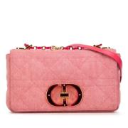 Pre-owned Denim shoulder-bags Dior Vintage , Pink , Dames