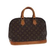 Pre-owned Canvas handbags Louis Vuitton Vintage , Brown , Dames