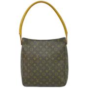 Pre-owned Canvas louis-vuitton-bags Louis Vuitton Vintage , Brown , Da...