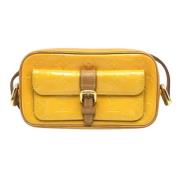 Pre-owned Canvas louis-vuitton-bags Louis Vuitton Vintage , Yellow , D...