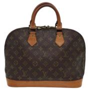 Pre-owned Canvas handbags Louis Vuitton Vintage , Brown , Dames