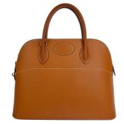 Pre-owned Leather handbags Hermès Vintage , Brown , Dames