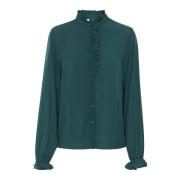 Vrouwelijke Blouse Sea Moss Cream , Green , Dames