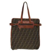 Pre-owned Canvas totes Fendi Vintage , Brown , Dames