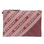 Pre-owned Leather clutches Givenchy Pre-owned , Red , Dames