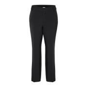 Getailleerde Straight Pant Zwart My Essential Wardrobe , Black , Dames