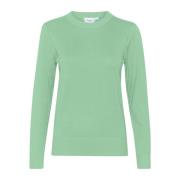 Groene Gebreide Pullover Trui Saint Tropez , Green , Dames