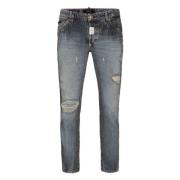 Skinny Jeans Philipp Plein , Gray , Heren