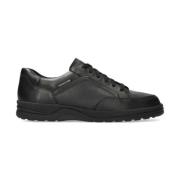 Comfortabele vetersneaker - zwart Mephisto , Black , Heren