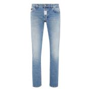 Slim Fit Denim Jeans Philipp Plein , Blue , Heren