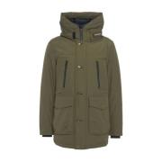 Groene Parka Aw24 Handwas Woolrich , Green , Heren