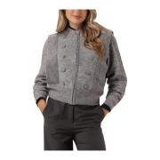 Grijze Cardigan Noviall Lollys Laundry , Gray , Dames