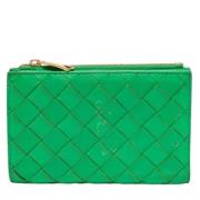 Pre-owned Fabric wallets Bottega Veneta Vintage , Green , Dames