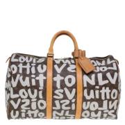 Pre-owned Canvas handbags Louis Vuitton Vintage , Brown , Dames