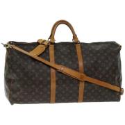 Pre-owned Canvas handbags Louis Vuitton Vintage , Brown , Dames