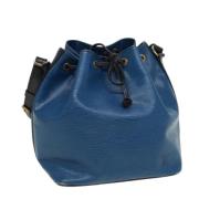 Pre-owned Leather shoulder-bags Louis Vuitton Vintage , Blue , Dames