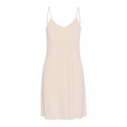 Nude Onderjurk Crlissandra Jurk Cream , Beige , Dames