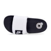 Verstelbare Fluweelband Rubberen Slippers Nike , Black , Unisex