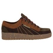 Donkerbruine veterschoen Rainbow Mephisto , Brown , Heren