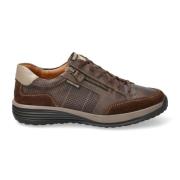 Bruine vetersneaker voor heren Mephisto , Brown , Heren