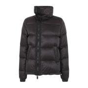 Down Jackets Sacai , Black , Dames