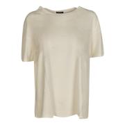 Boxy Seamless T-shirt R13 , White , Dames