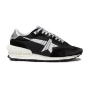 Glitter Sneakers met Sterrenprint Golden Goose , Black , Dames