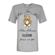 Stijlvolle T-shirts en Polos Moschino , Gray , Dames