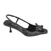 Zwarte hakken schoenen Sergio Rossi , Black , Dames