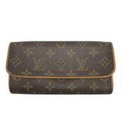 Pre-owned Canvas clutches Louis Vuitton Vintage , Brown , Dames