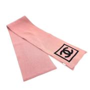 Pre-owned Fabric scarves Chanel Vintage , Pink , Dames